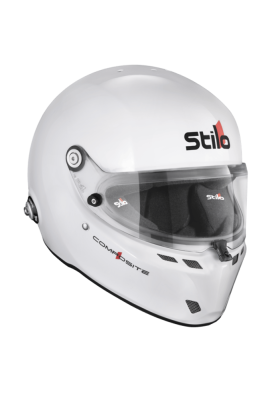 Stilo - Stilo AA0810AF2X570101 ST6 FN Medium Auto Racing Helmet Gloss White