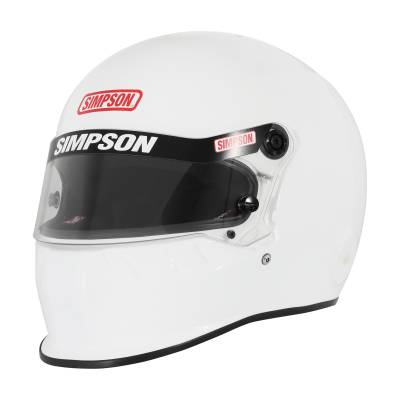 Simpson Safety - Simpson Safety 9950031 Vudo SA2025 Large Racing Helmet Gloss White