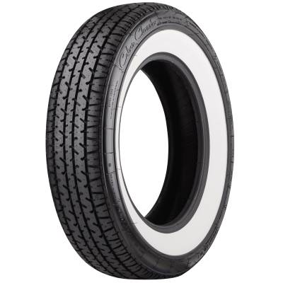 Coker - Coker 737100 165R15 Coker Classic SS 2.25" White Wall