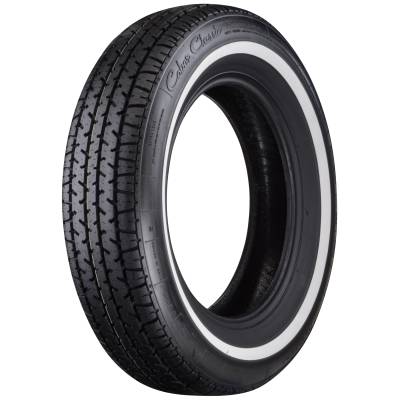 Coker - Coker 738101 165R15 Coker Classic SS 3/4" White Wall