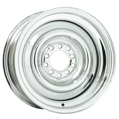 Wheel Vintiques - Wheel Vintiques Smoothie 15x10 5x5.0/5.5 4.5" BS Chrome 10-5005042A