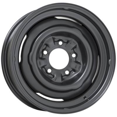 Wheel Vintiques - Wheel Vintiques OE Corvette 15x5 5x4.75 3.5" BS Satin Black 65-5534032A