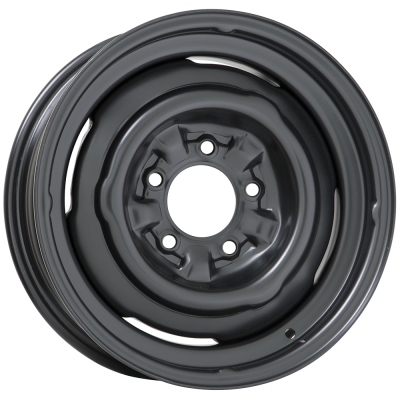 Wheel Vintiques - Wheel Vintiques OE Corvette 15x5 5x4.75 3.25" BS Satin Black 65-5534034A