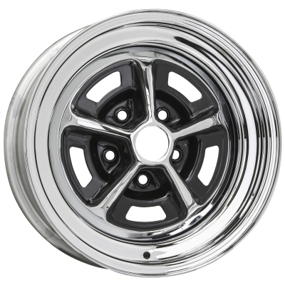 Wheel Vintiques - Wheel Vintiques Olds SSI 15x8 5x4.75 4.5" BS Chrome/Black 52-5834042A