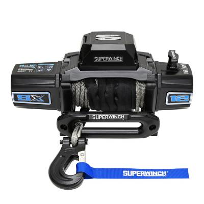 Superwinch - Superwinch 1712204 SX12SR 12K Synthetic Rope Winch