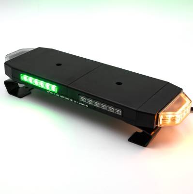 Putco - Putco 950316 Green Hornet 16" Rooftop Strobe Light Amber/White/Green