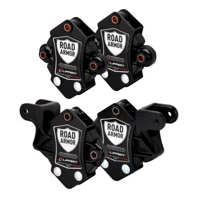 CURT - CURT 2024115710 Road Armor Shock-Absorbing Trailer Equalizer Long Triple Axle Ki