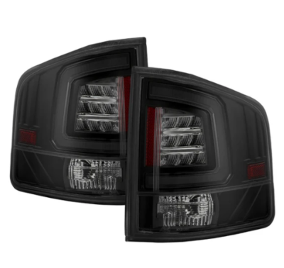 Spyder Auto - Spyder Auto 9055577 Black LED Light Bar Taillights 94-04 S10/Sonoma/Hombre/S15
