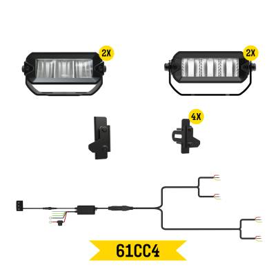 ARC Lighting - ARC Lighting 61CC4 TM Grille Kit 22-25 Chevy Silverado 1500 LT/LTZ/RST