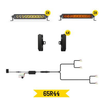 ARC Lighting - ARC Lighting 65R44 Tiny Monster Grille Kit for Honeycomb Style Grille Universal