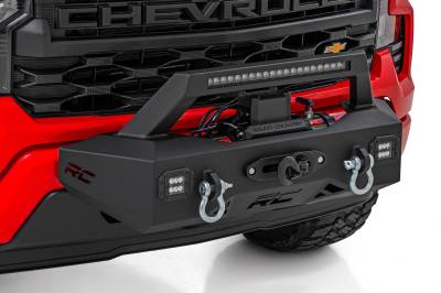 Rough Country Suspension Systems - Rough Country 10814 EXO Front Bumper Winch Mount Kit for 19-26 Silverado 1500