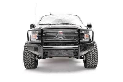 Fab Fours - Fab Fours K20482-1 Black Steel Series Bumper Front Lower Vertical Guard Plate