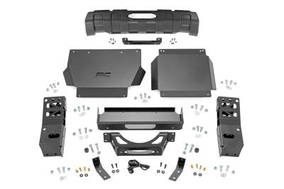 Rough Country Suspension Systems - Rough Country 10748 Front Hidden Winch Mount Kit for 24-26 Toyota Tacoma 4WD