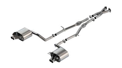 Borla - Borla 141011 S-Type Cat-Back Exhaust Dual Split Rear Exit for 22-26 Genesis G70