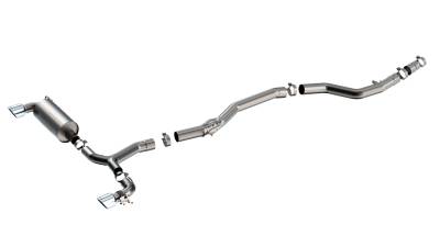 Borla - Borla 140826 ATAK Cat-Back Exhaust Single Split Rear Exit for 20-26 GR Supra 3.0