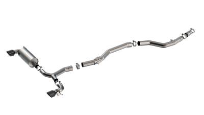 Borla - Borla 140826BC ATAK Cat-Back Exhaust Single Split Rear Exit for 20-26 GR Supra