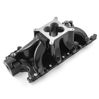 Speedmaster - Speedmaster 1-147-060 Parker Style HiRise Intake Manifold Black for Ford SB