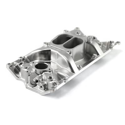 Speedmaster - Speedmaster 1-147-005 LowRise Vortec Intake Manifold Mach Pol for Chevy SBC
