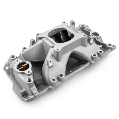 Speedmaster - Speedmaster 1-147-082 HiRise EFI Inj Ports Intake Manifold Satin for 57-95 SBC