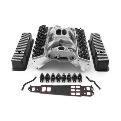Speedmaster - Speedmaster 1-435-006 Straight Cyl Head Top End Engine Combo for Chevy SBC