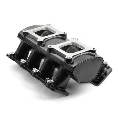 Speedmaster - Speedmaster PCE148.1105 Chevy LS3 Fab EFI Twin TB Intake Manifold Black