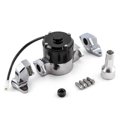 Speedmaster - Speedmaster PCE194.1011 Electric Water Pump Chrome 35+ GPM for Ford 429 460