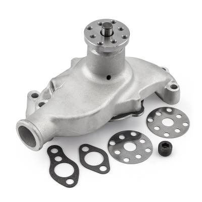 Speedmaster - Speedmaster PCE195.1001.01 Chevy SBC 350 HV Alum Short Water Pump Satin