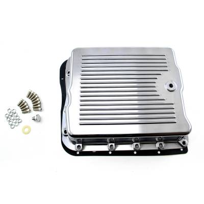 Speedmaster - Speedmaster PCE221.1006 700R4 Finned Alum Trans Pan Polished w/Bolts Gasket