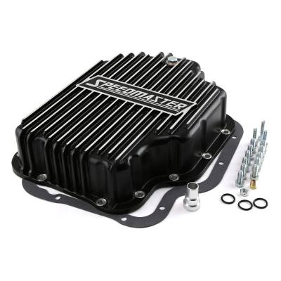 Speedmaster - Speedmaster PCE221.1021 Turbo 400 Alum High Volume Trans Pan Black Finned