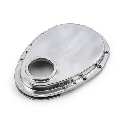 Speedmaster - Speedmaster PCE265.1008 Alu. Timing Chain Cover Pol for Chevy SBC