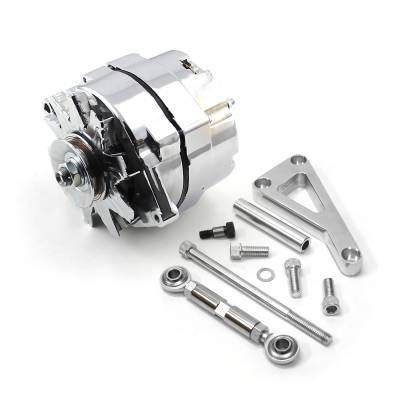 Speedmaster - Speedmaster PCE360.1107 Chevy SBC 350 100A 1 Wire LWP Bracket Kit Polished