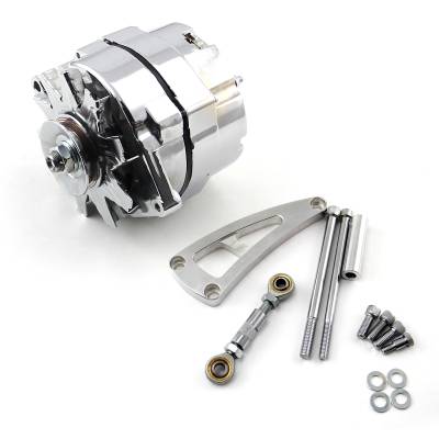 Speedmaster - Speedmaster PCE360.1103 Chevy BBC 454 100A 3 Wire LWP Bracket Kit Polished