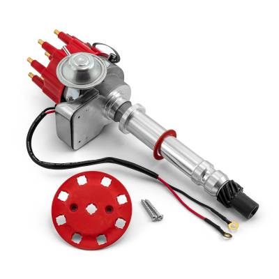 Speedmaster - Speedmaster PCE376.1079.01 7000 Series Distributor Red for Chevy SBC/BBC 454