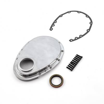 Speedmaster - Speedmaster PCE265.1013 Chevy SBC 350 Alum Timing Cover Polished w/Gasket&Bolts