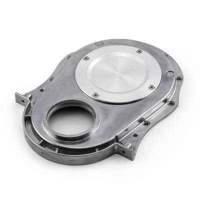 Speedmaster - Speedmaster PCE265.1021 Chevy BBC 454 Gen 1-4 Alum 2Pc Timing Cover w/Inspection