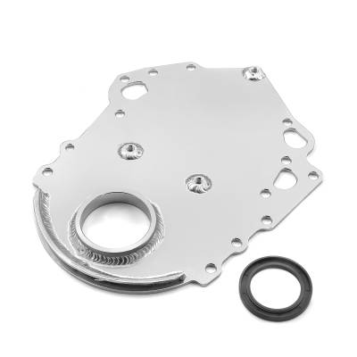 Speedmaster - Speedmaster PCE265.1055 Ford 302 351C Silver Alum Timing Cover w/Seal