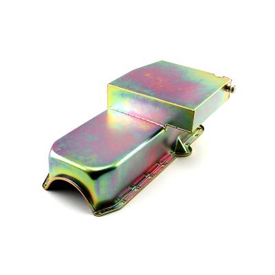 Speedmaster - Speedmaster PCE300.1025 Chevy SBC 350 7Qt Circle Track Oil Pan RH Zinc 2Pc