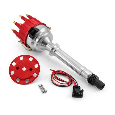 Speedmaster - Speedmaster PCE376.1218.01 Chevy SBC 350 BBC 454 8020 Series Pro RTR Dist Red