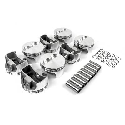 Speedmaster - Speedmaster PCE305.1128 Chevy SBC 383 6.0 4.020 Flat Top Forged Pistons