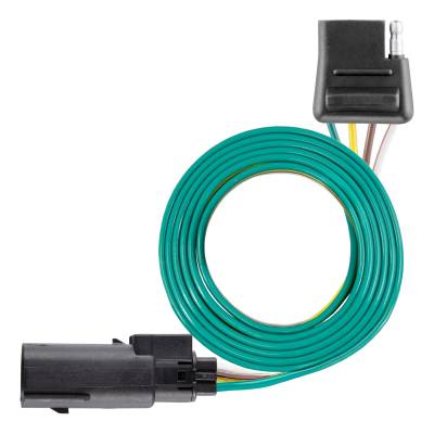 CURT - CURT 56558 Custom Wiring Harness 4-Way Flat Output Select Escape/Tribute/Mariner