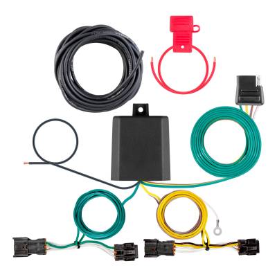 CURT - CURT 56553 Custom Wiring 4-Way Flat Output Select Hyundai Santa Cruz