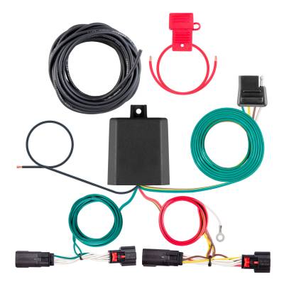 CURT - CURT 56561 Custom Wiring Harness 4-Way Flat Output Select Select Jeep Wagoneer S