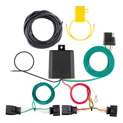CURT - CURT 56555 Custom Wiring Harness 4-Way Flat Output Select Volkswagen Jetta