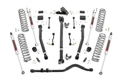 Rough Country Suspension Systems - Rough Country 65540 3.5" M1 Suspension Lift Kit for 18-23 Jeep Wrangler JL 4DR