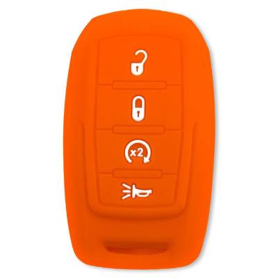 Recon - Recon 264002DG2OR Silicone Key Fob Cover Orange for 19-25 RAM Trucks