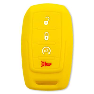 Recon - Recon 264002DG2YL Silicone Key Fob Cover Yellow for 19-25 RAM Trucks