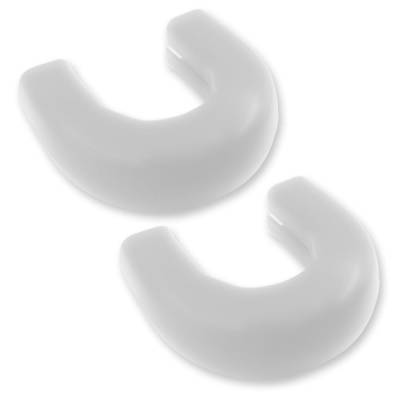 Recon - Recon 264004GMHDWH Silicone Tow Hook Cover Set White 20-24 Sierra HD