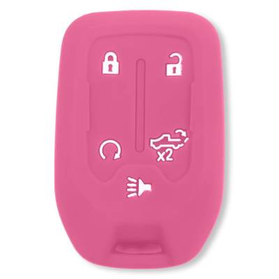 Recon - Recon 264002GM1PK Silicone Key Fob Cover Pink 19-21 Silverado/Sierra