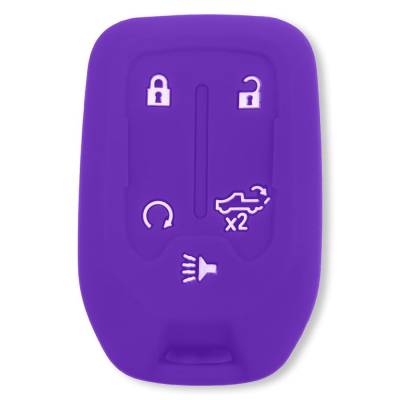 Recon - Recon 264002GM1PR Silicone Key Fob Cover Purple 19-21 Silverado/Sierra