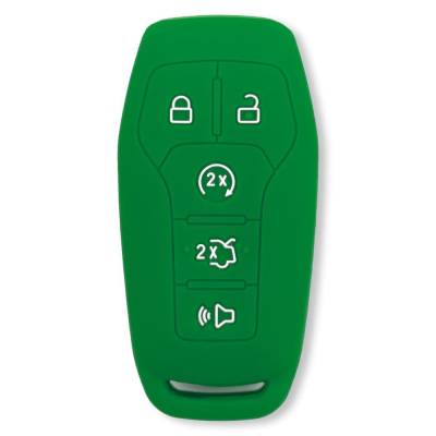 Recon - Recon 264002FD1GR Silicone Key Fob Cover Green 14-17 F150/Super Duty
